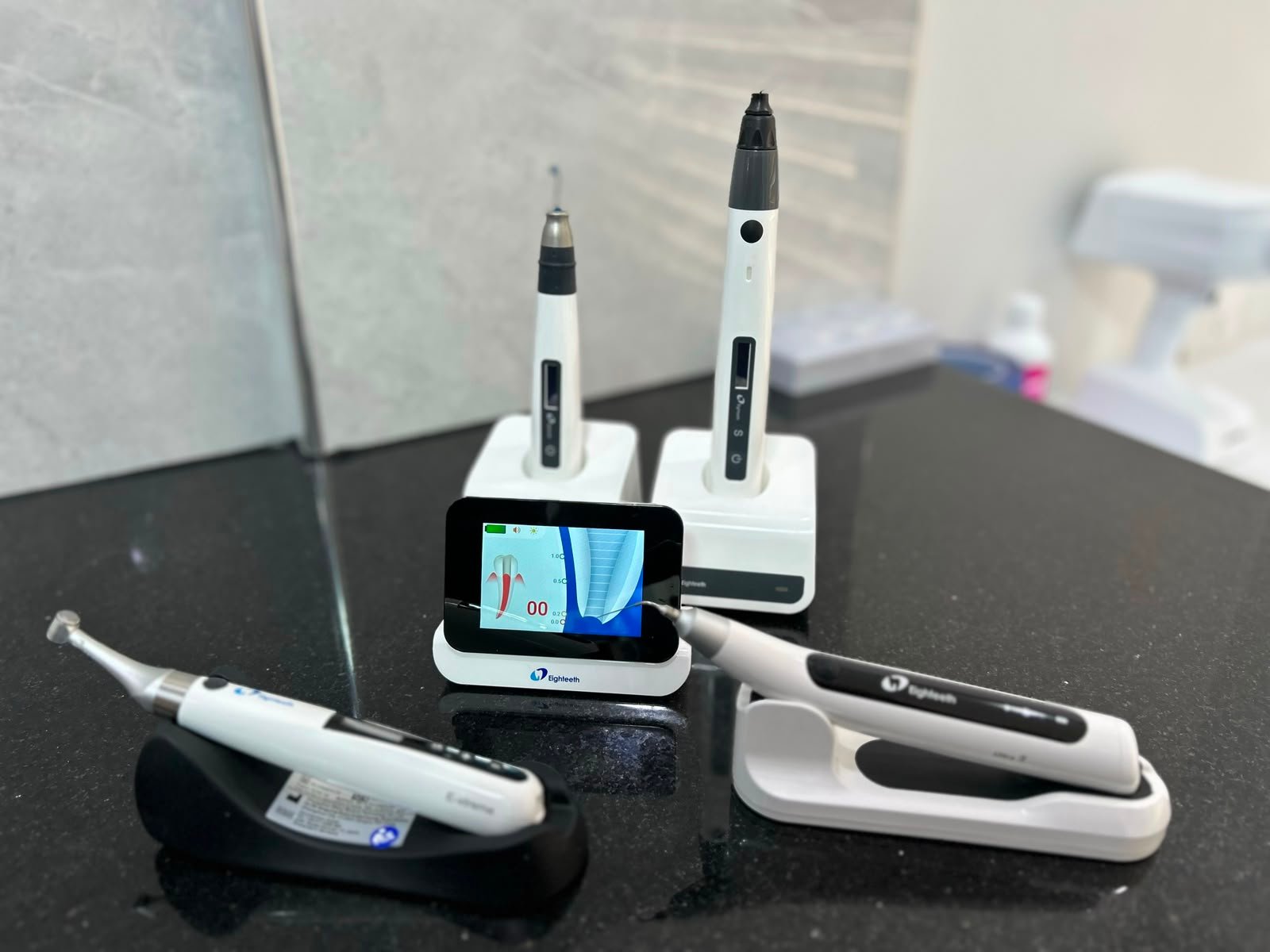 Sterilized implant instruments at Zoom Dental Clinic in Tabarbour
